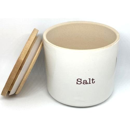 Сольница Исигаки, Белая, 300 мл, с прокладкой, Влагопоглощающая, Сохраняет приправы сухими, Диаметр 9,5 см x Высота 9 см, DL 4350