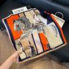 Temperament square scarf women's high-end small scarf summer neck protection scarf decoration spring and autumn versatile thin sunscreen 71 silk scarf