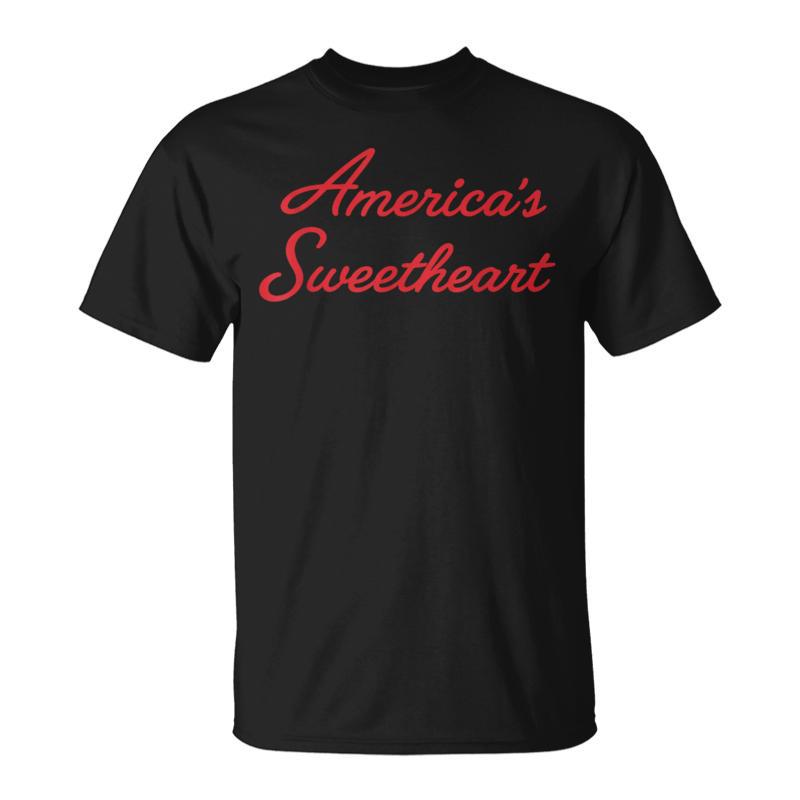 America's Sweetheart Vintage Look Retro Usa Charm T-Shirt