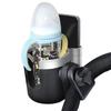 Stroller Cup Holder with Phone Mount 360 Degrees Rotating Universal Bottle Holder Stroller
