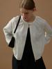 Moat Wave Shirred Jumper (Sand Ivory)
