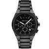 Armani Exchange Rafael Хронограф Кварцевые Черный Циферблат Мужские Часы Ax4183