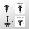 Xislet 121Pcs Plastic Rivets Clips 7Mm 8Mm 9Mm 10Mm Compatible With Subaru Bumper Fender Retainers Replace 90914-0007 90914-0065 90914-0051 Included