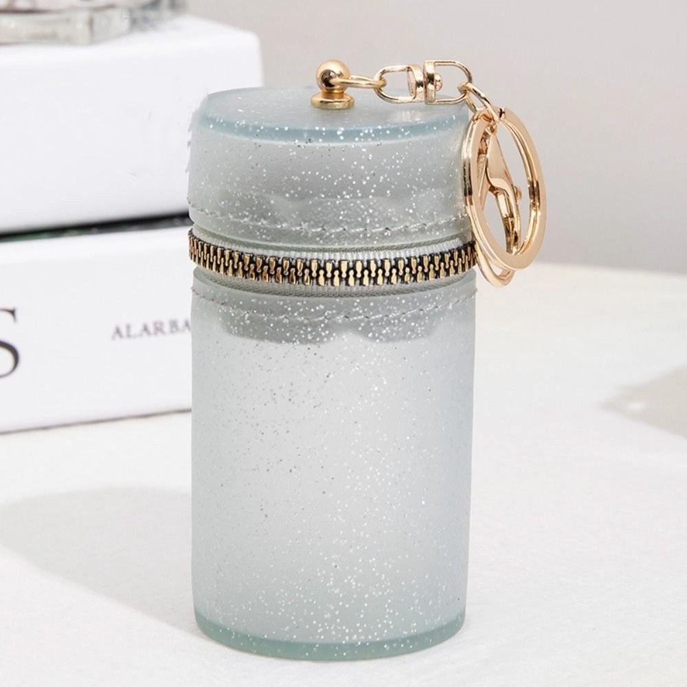 Multifunctional Glitter Lipstick Storage Bag Mini Transparent Lipstick Pouch Outdoor