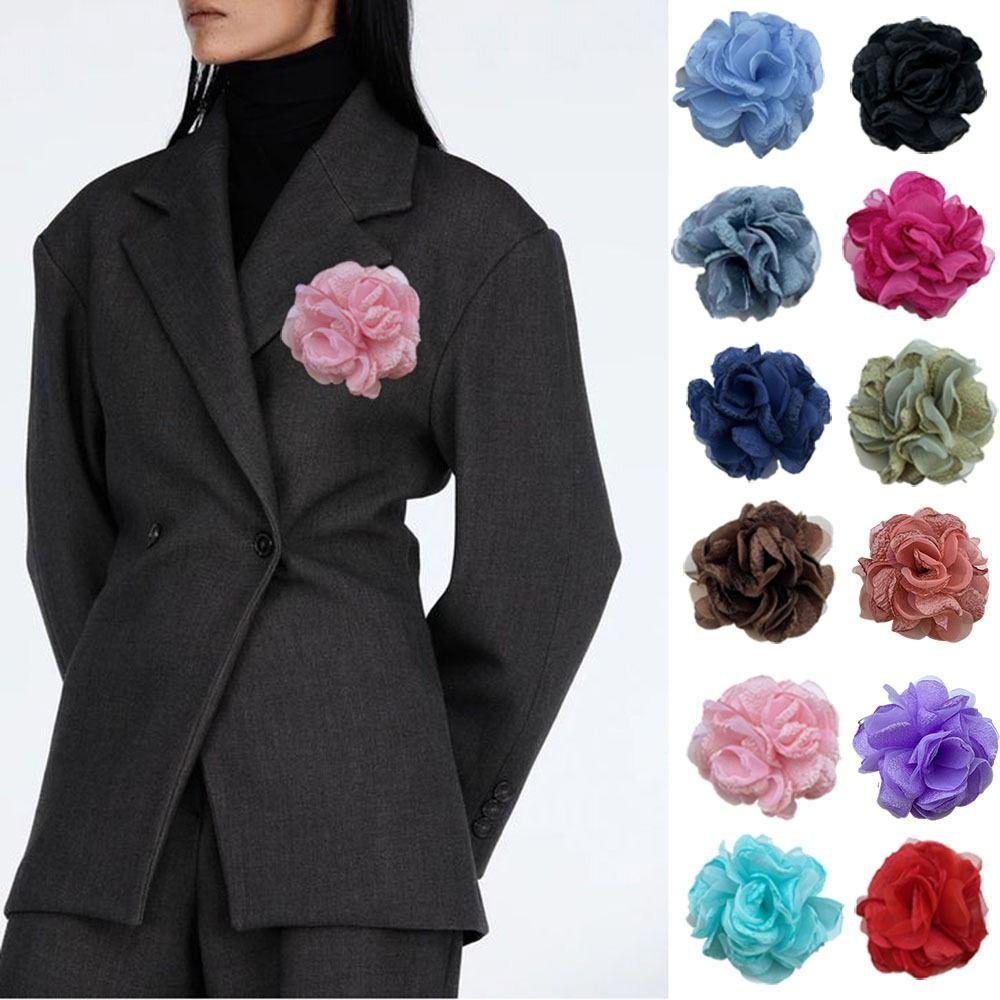 Ювелирные изделия, аксессуары для значков, корсаж, аксессуары ручной работы, брошь на булавке, новая большая брошь с цветком