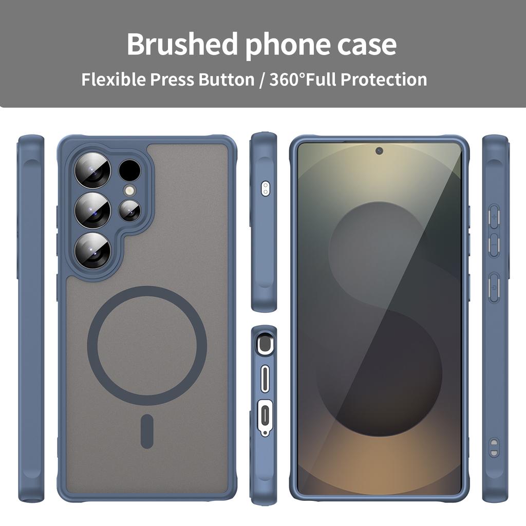 Samsung Galaxy S24 Ultra Phone Case,Magnetic Shockproof Phone Case,Bumper Hybrid Cover for Samsung Galaxy S24 Ultra