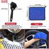 9Pcs Wheel Tire Brush Set - Cleaning Brushes For Wheels, Tires, Rims & Spokes