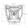 Поясная сумка в стиле стимпанк в готическом стиле, на ногу со съемным ремешком, поясная сумка на бедро, женская поясная сумка из искусственной кожи