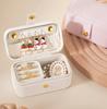 Portable Jewelry Storage Box Sophisticated Jewelry Case With Plush Interior For Secure Jewelry Protection