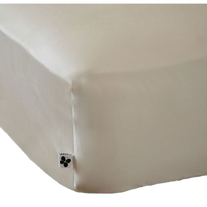 Drap housse "Salomé" Viscose de bambou 120 fils/cm² toutes dimensions - 180x200 - Salomé Pampa