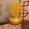 Feng Shui Money Tree Statue Rotary Windmill Figurine Table Centerpiece Wealth Ornament for Store