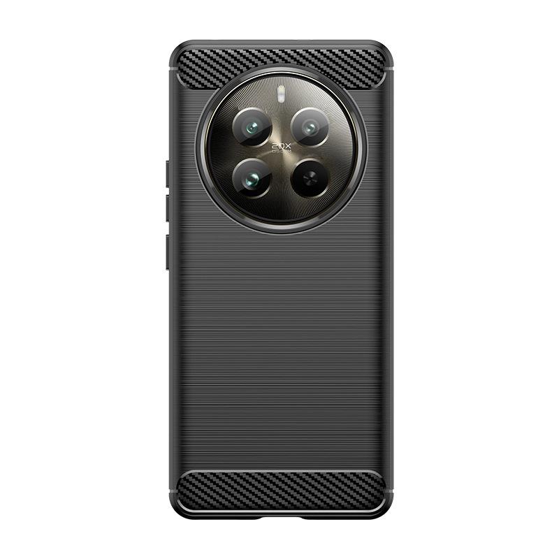Подходит для чехла мобильного телефона Realme11Pro 11Pro + защитный чехол 11 + 1G матовая углеродная клетка всесторонний противоударный.