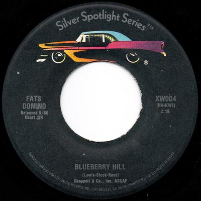 7-дюймовая пластинка ФЭТС ДОМИНО - Blueberry Hill / Bo Weevil XW004 United Artists Канада Поп Б/У