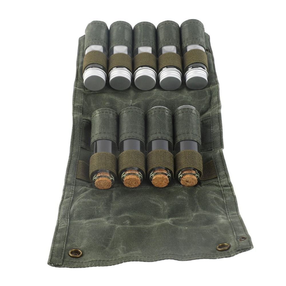 9 Pcs Mini Tube Spice Storage Bag Multipurpose Spice Container Portable Spice Bag Travel Use