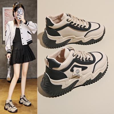 2025 осень новые инс корейская версия китайские топ маленькие белые туфли студентки платформа универсальные повседневные спортивные кеды 1303