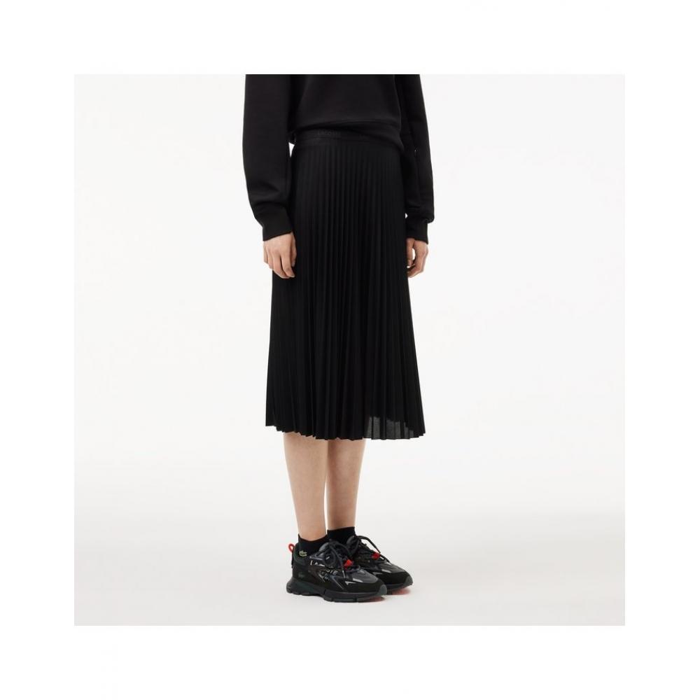 Lacoste Женская юбка пике как длинная плиссированная Jf8050 54n 031
