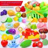 Kids' Pretend Kitchen Set - Fruits and Vegetables for Boys and Girls