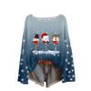 Christmas Sweatshirts For Women Knit Sweater Cute Shirt Fall Crewneck Pullover Tops