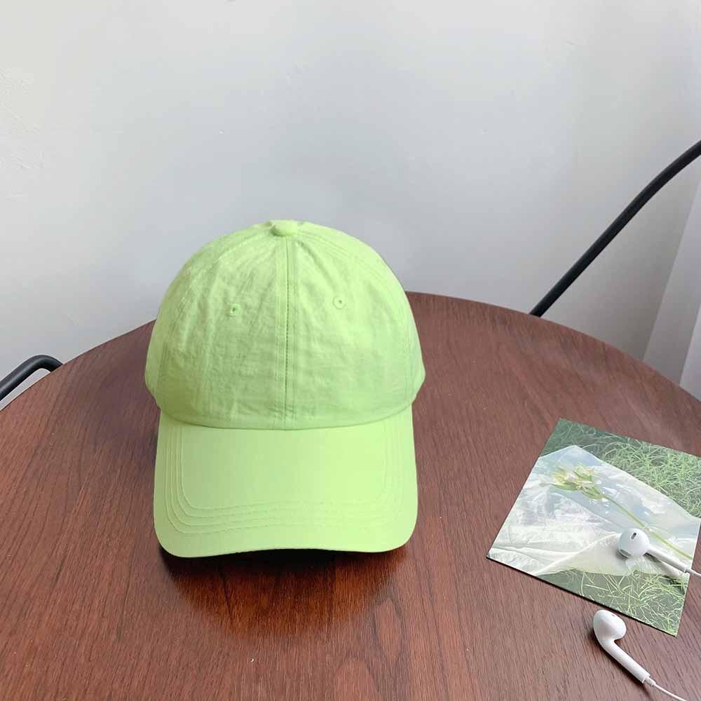 Solid Color Solid Color Sun Hat Korean Style Peaked Cap Quick-Drying Baseball Cap Girl