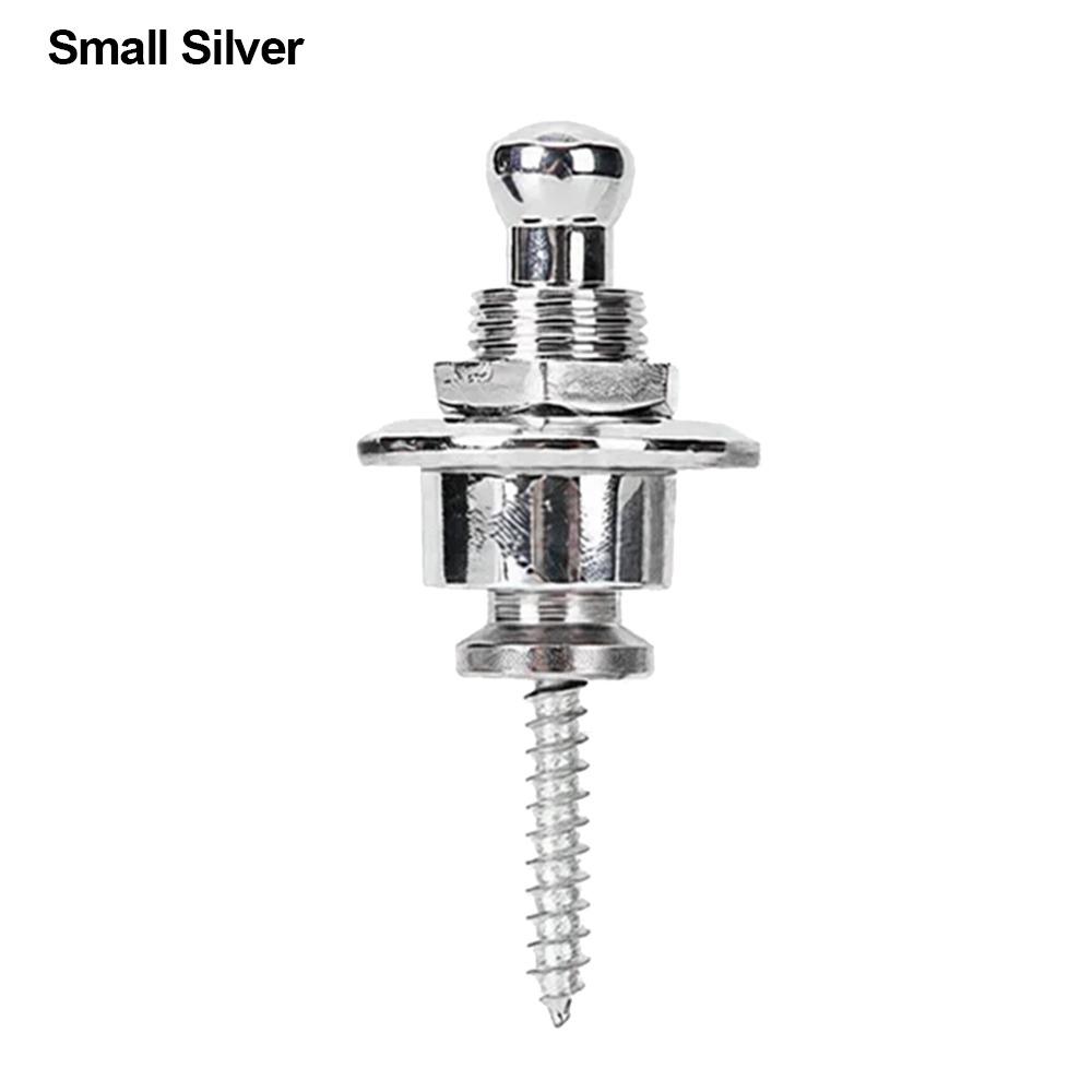 1Pcs Premium Alloy Metal Locking Button Pins Locking End Stud for Acoustic Bass Guitar