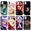 DT17Jujutsu Kaisen Case for Samsung A04 A14 A23 A34 A54 M23 M33 M52 M53 Realme 10 9 C30S C35 C55 VIVO Y02S Y21 Y33S Y51 X80 Pro Clear Cover