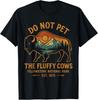 Не гладьте пушистых коров Буйвол Йеллоустонский национальный парк футболка унисекс