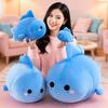 Cute Blue Fish Plush Toy Soft Stuffed Animal Gift For Kids And Teens