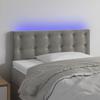 VidaXL LED Headboard Bedroom Furniture Single Bed Accessory Headboard Bed Frame Interior Light Grey 3122082