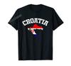 Больше Дизайна Флаг Хорватии Hrvatska Футболка Хорватия Футболка Карта Для Мужчин Женщин Футболка Топы Хлопковые Футболки