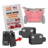 Neat Tools Milwaukee PACKOUT Rolling Tool Box Packout Mod Quick Release Pin Kit Black Plastic & Silver Pins 4mm x 25mm