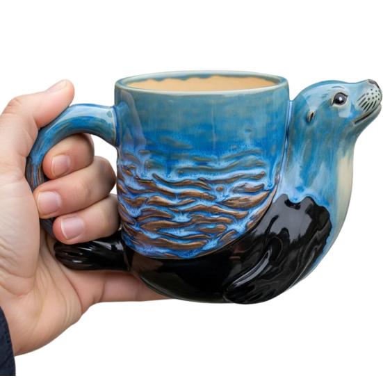 325 мл 3D кружка для кофе «Морские животные» Ручная работа Смоляная чашка со скульптурой кита/дельфина/акулы/черепахи Посуда для напитков на морскую тематику для любителя моря в подарок