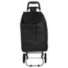 Atmosphera 2-wheel "Aquarelle" Foldable Market Cart - Black