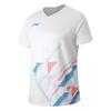 Мужские майки для бадминтона Li Ning с V-образным вырезом, средняя посадка, AAYV195