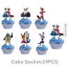 Zootopia Themed Birthday Party Decorations, Children's Birthday Banners, Paper Plates, Paper Cups, Tissues, Tablecloths, Power Strips, Party Supplies