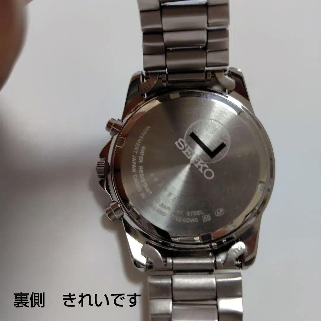 [USED] Reliable SEIKO White Chronograph, Popular Color, SBTQ039, Battery Replaced