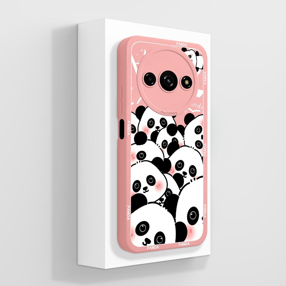 Милый клубничный и медвежий противоударный чехол из жидкого силикона для Redmi A1-A4