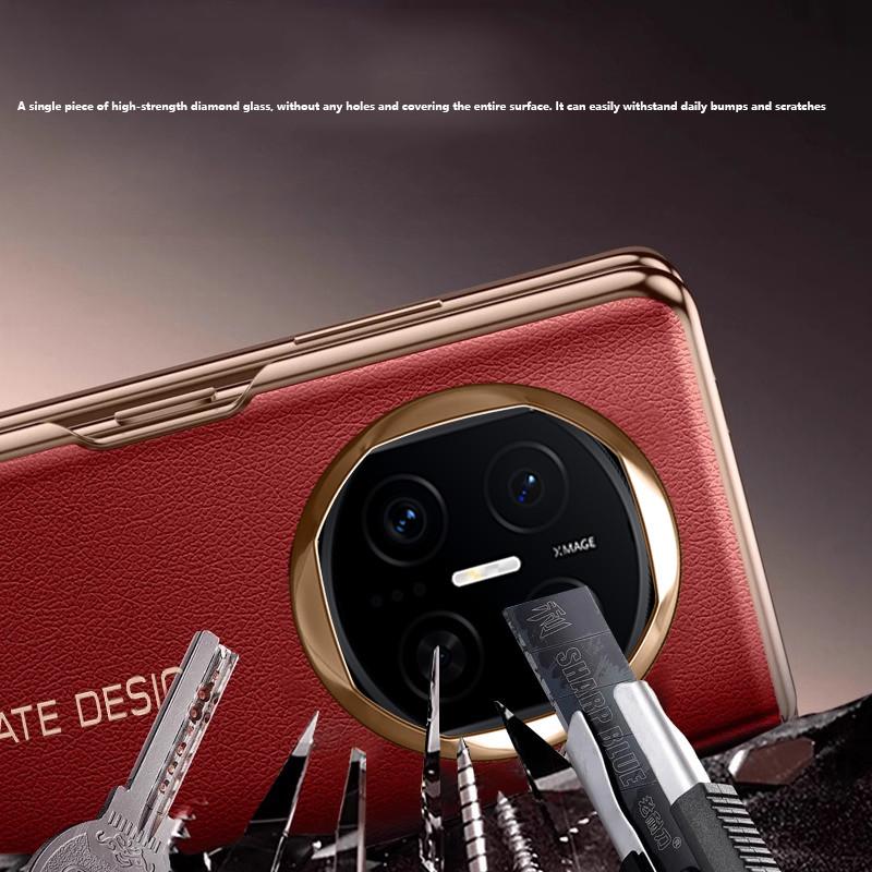 Новый чехол для Huawei Mate X7 MATEX7 MateX7 5G Роскошный кожаный умный чехол-книжка с окном и магнитной застежкой