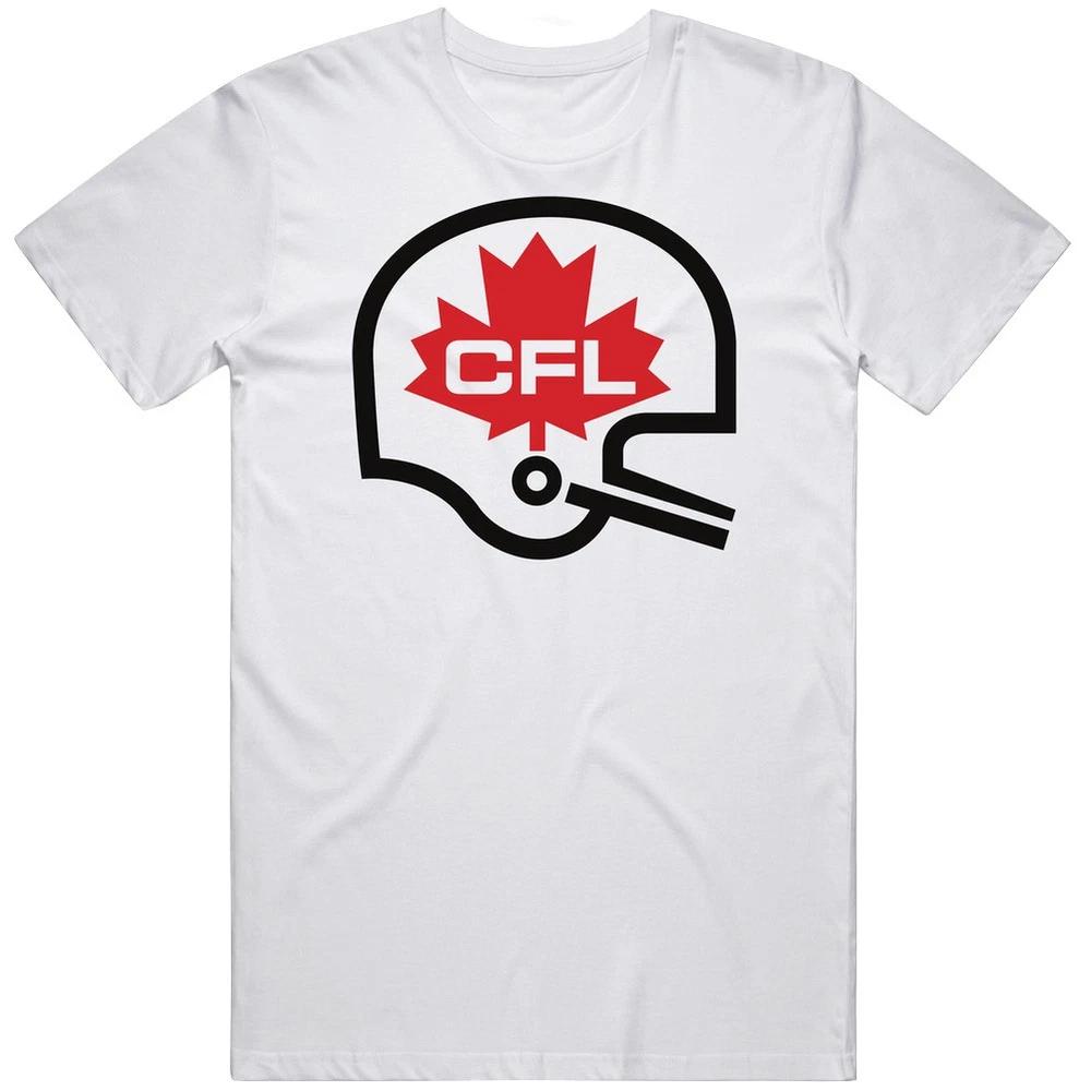 Cfl Tshirt Retro Logo Canadian Football League Canada Sports Unisex Sof