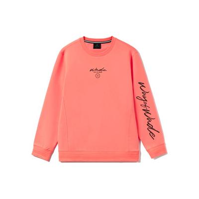 Мужская толстовка с круглым вырезом и принтом букв серии Li Ning Wade Desert-Pink AWDR397-4