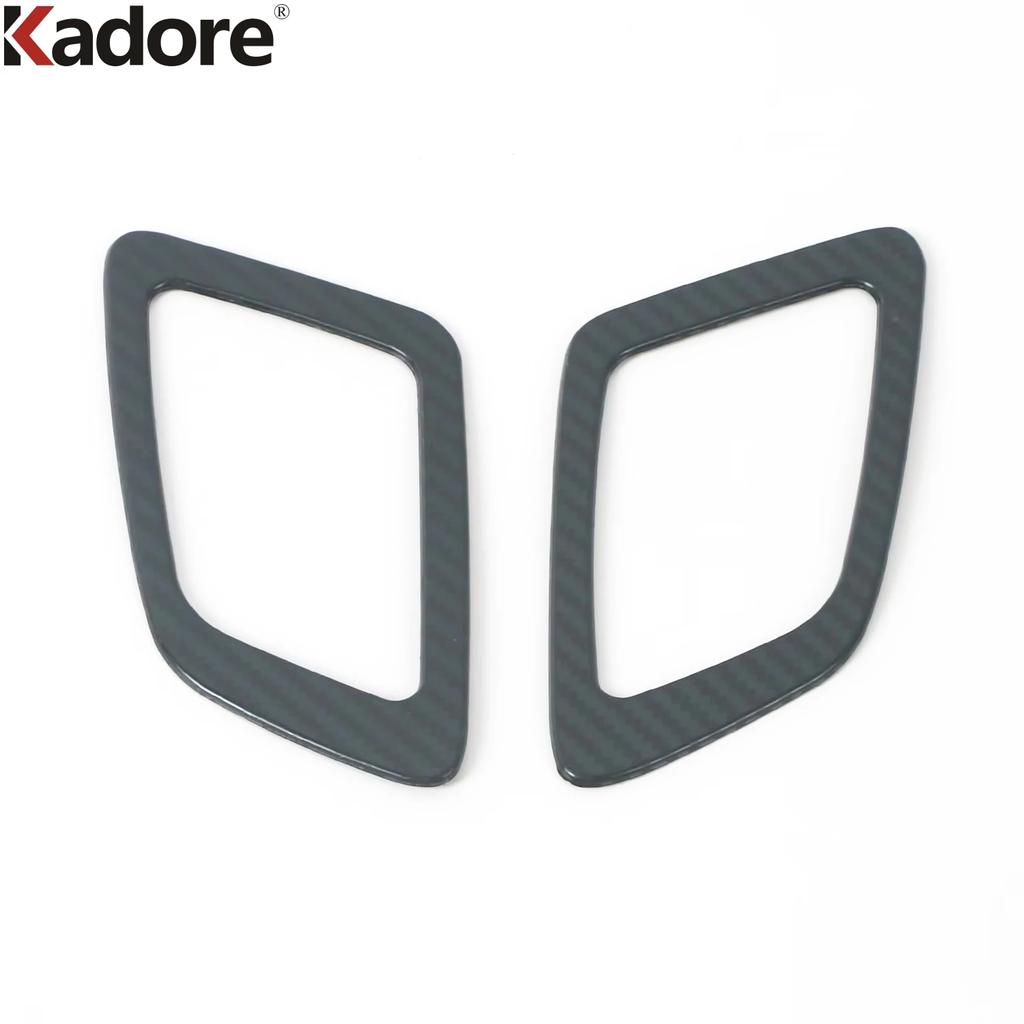 Car Front Upper Air Condition Vent Outlet Cover Trim For Honda CRV CR-V 2024 Carbon Fiber Interior Mouldings Accessories