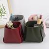 1Pcs Pu Leather Storage Box Nordic Desktop Decorate Jewelry Keys Display Tray Makeup Organizer Container Books Plants Holder
