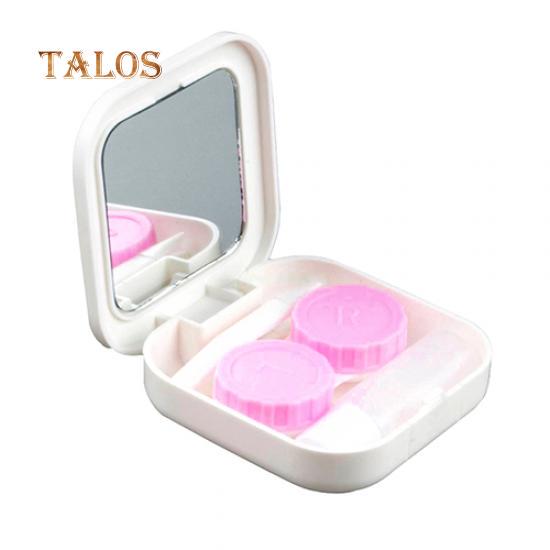 Держатель для хранения Зеркальная коробка Портативный футляр для контактных линз Контейнер Дорожный набор