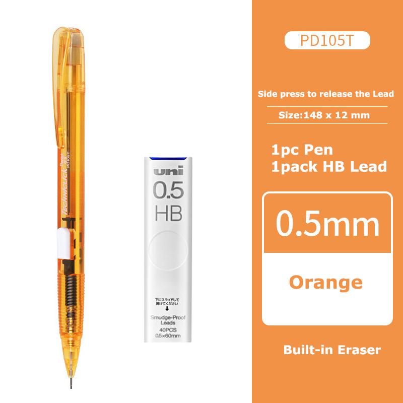 Япония Pentel Набор стержней для механического карандаша, Нескользящий цветной корпус, Боковая кнопка, Автоматические карандаши, Полезные школьные принадлежности для учеников