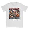 Футболки Georges St Pierre для мужчин Хлопок Новинка Футболка С круглым вырезом Футболка С коротким рукавом Топы С графическим принтом