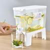 1 Set Cold Kettle Raised Base Kitchen Supply Smooth Water Discharge Lemonade Beverage Transparent Dispensation