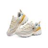 Skechers DLites 1.0 Сетчатые Круглый Носок На Шнуровке Удобные Универсальные Низкие Повседневные Кроссовки Женские Серый Коричневый 149780-NTYL