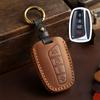 Для Hyundai Grandeur HG Sedan Genesis G80 Santa Fe 3DM Grand SantaFe 2018 IX45 EQUUS Azera кожаный чехол для дистанционного ключа