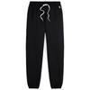 Polo Ss24 Solid Color Drawstring Embroidered Cuffed Knit Joggers Women Joggers Black WMPOPNTNBQ20244-001