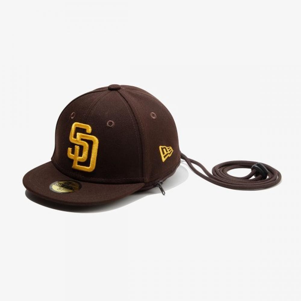 New Era San Diego Padres Cap Pouch Mobile Bag Burnt Wood 15122079