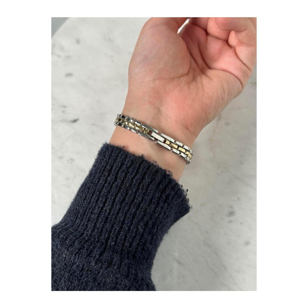 Cecilia Special Vintage Series Thin Strap Women's Wristwatch Gold-silver Color